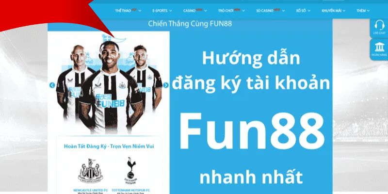 Điều kiện tham gia đăng ký fun88