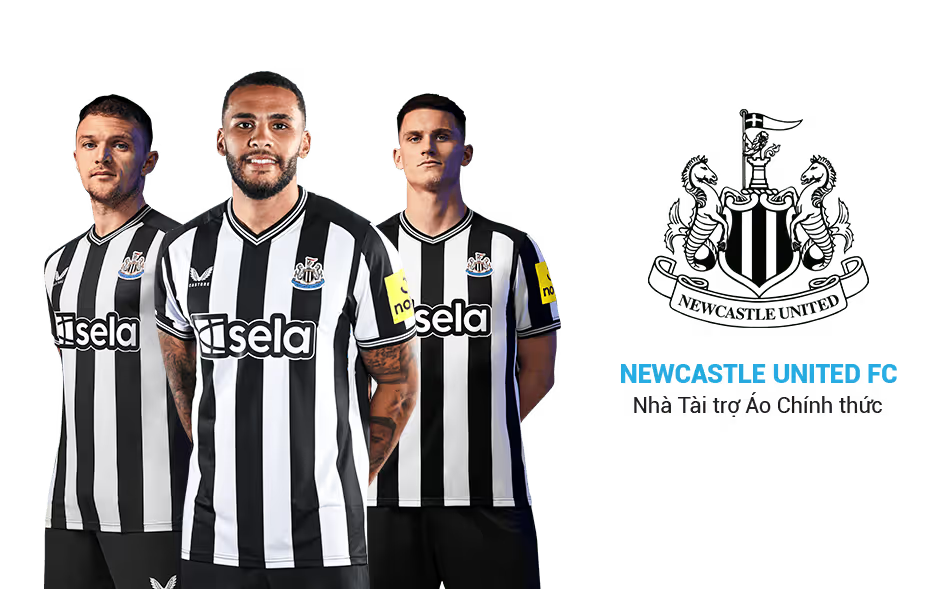 nhà tài trợ newcastle