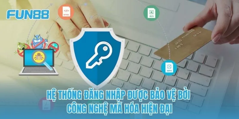 Hệ thống đăng nhập được bảo vệ bởi công nghệ mã hóa hiện đại