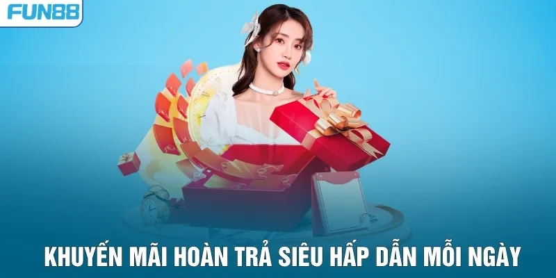 Khuyến mãi hoàn trả siêu hấp dẫn mỗi ngày