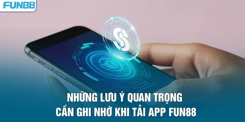 Những lưu ý quan trọng cần ghi nhớ khi tải app FUN88